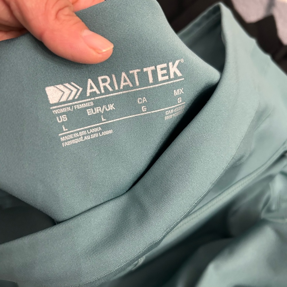 Ariat Teal High-Waisted Leggings women’s size Large - Picture 6 of 6